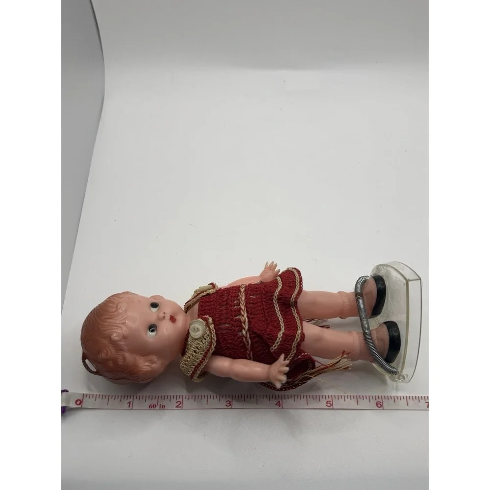Vintage Knickerbocker Celluloid Cutie Girl Doll